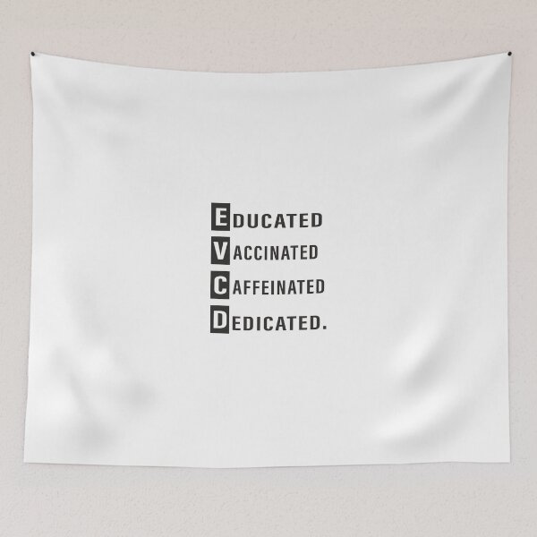 Item preview, Educated Vaccinated Caffeinated Dedicated designed and sold by prodesign2021.