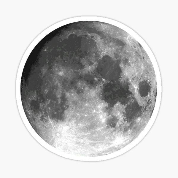 Mond Sticker