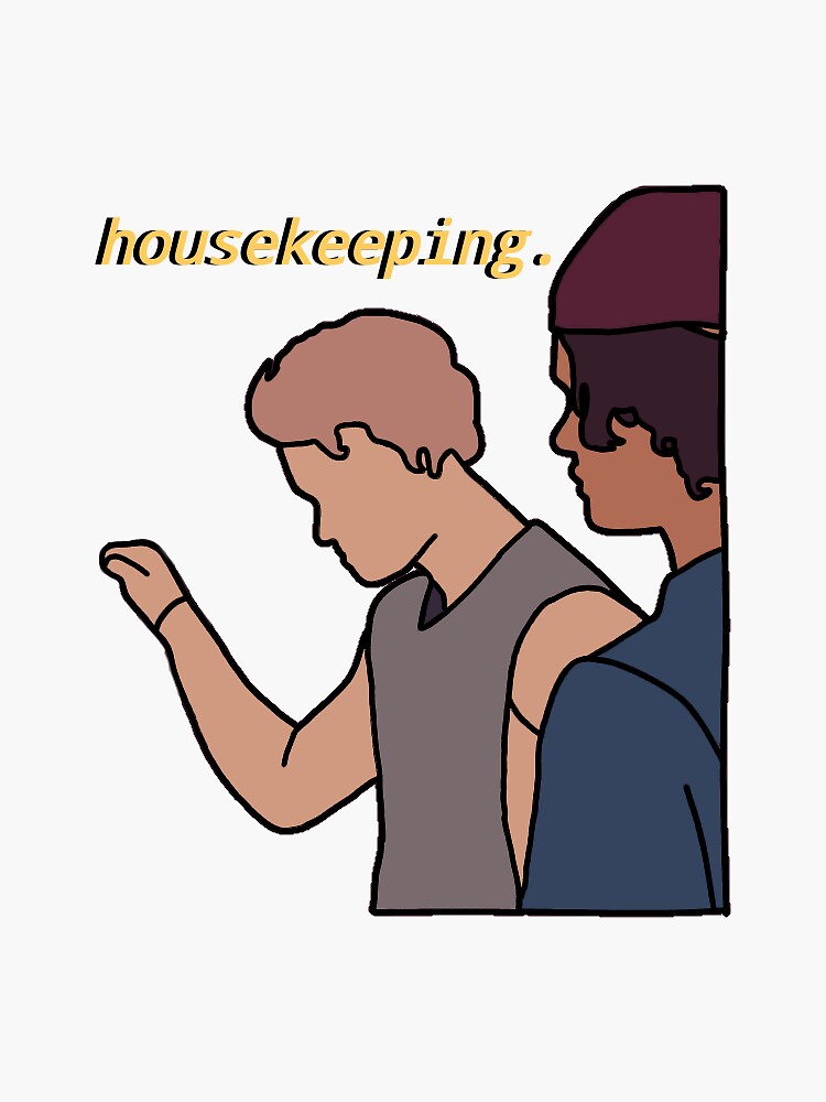 "housekeeping scene outer banks" Sticker for Sale by JoriLyn Redbubble