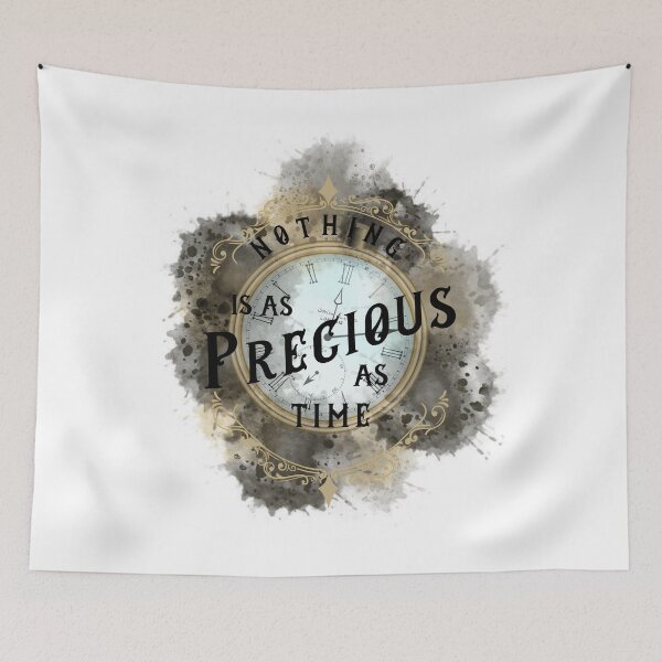 Item preview, Nothing is as precious as time, pocket watch splatter designed and sold by qlobba.