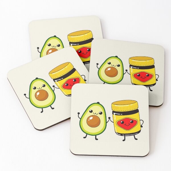 Item preview, Australian Food-Cute Vegetarian Spread and Avocado - Australia designed and sold by Nossikko.