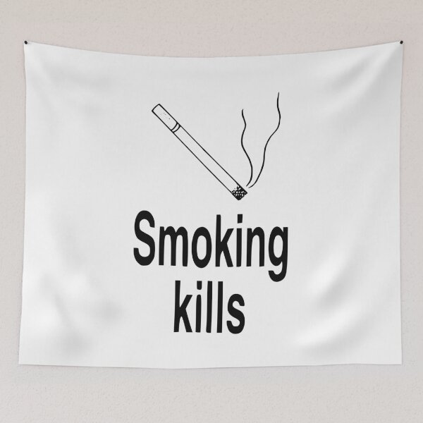 Item preview, Smoking Kills designed and sold by bergmarktattoos.