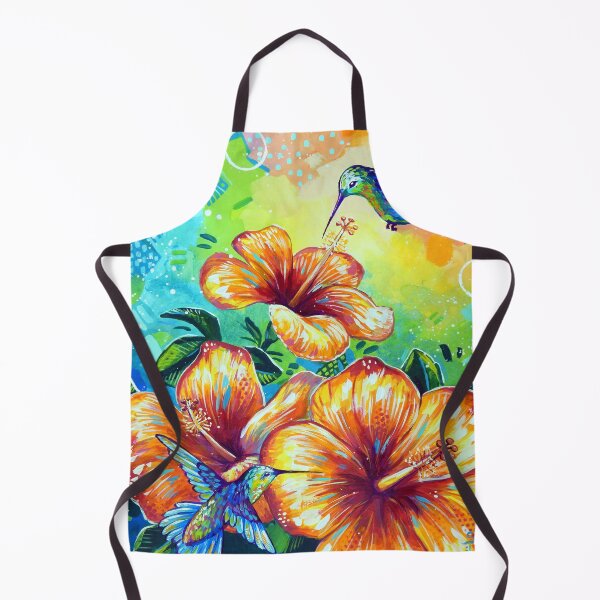 Item preview, Hibiscus flowers and Hummingbirds designed and sold by Sandra Trubin.