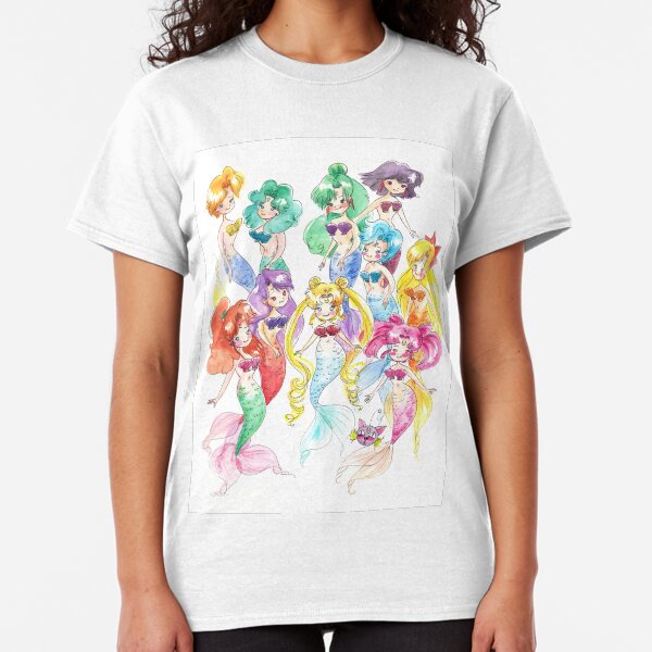 Mer Scouts - Inner and Outer Mer Senshi Classic T-Shirt