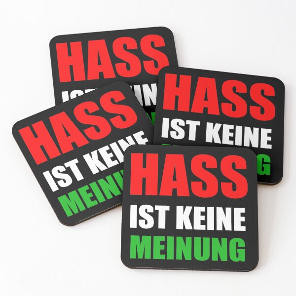 Item preview, Hass ist keine Meinung designed and sold by DesigonDesigner.