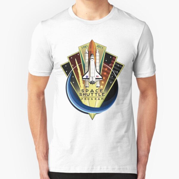 Shuttle Program Commemorative Patch Slim Fit T-Shirt