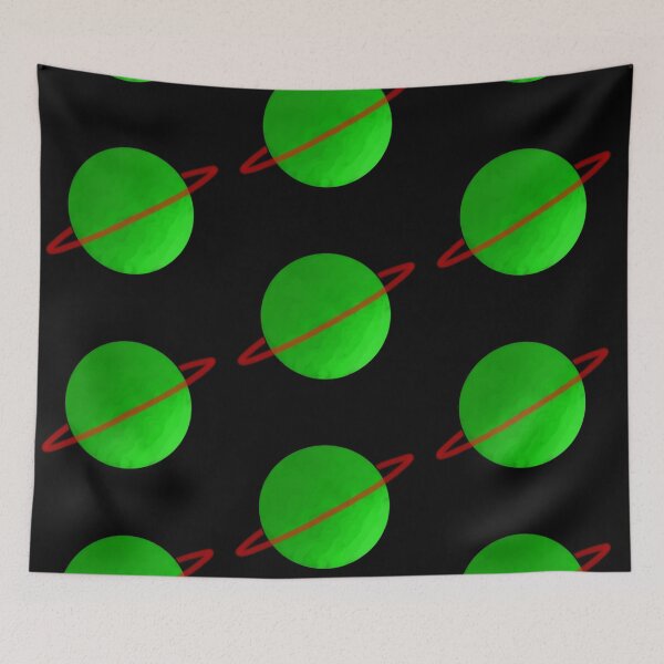 Item preview, Green Planet with a Red Ring designed and sold by StarCap7.