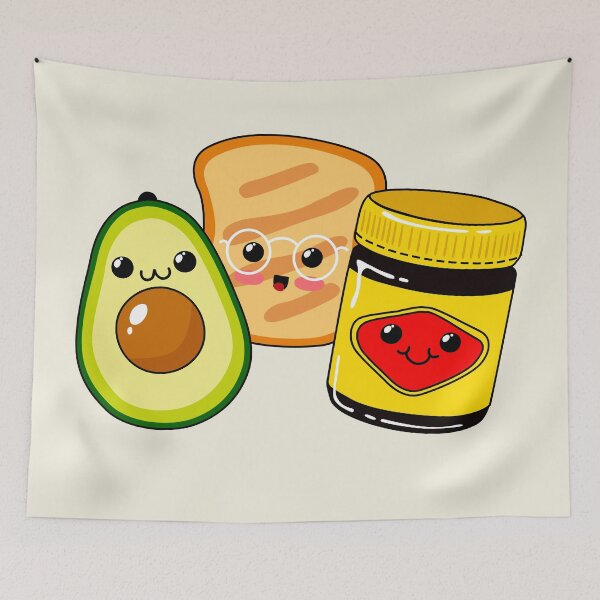 Item preview,  Australian Food-Cute Vegemates - Spread - Toast - Avocado Australia designed and sold by Nossikko.