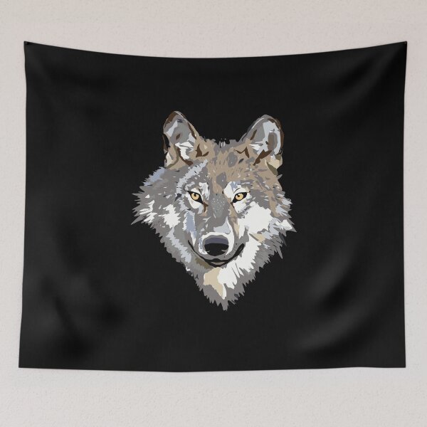 Item preview, Wolf Head Vector (Canis Lupus) designed and sold by liftdesign.