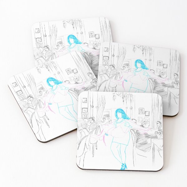 Item preview, iconic Broad City ‘The Last Supper’ illustrated moment hehe designed and sold by Caoilfhionn Hanton.