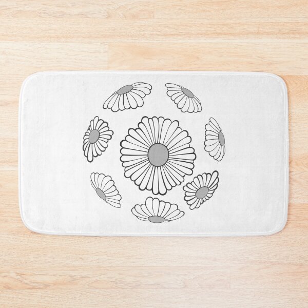 Item preview, Monochrome Hippie Vibes Daisy Sphere designed and sold by everything4eva.