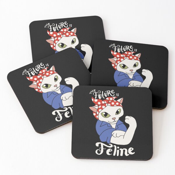 Item preview, The future is feline  designed and sold by ShinyDesignss.