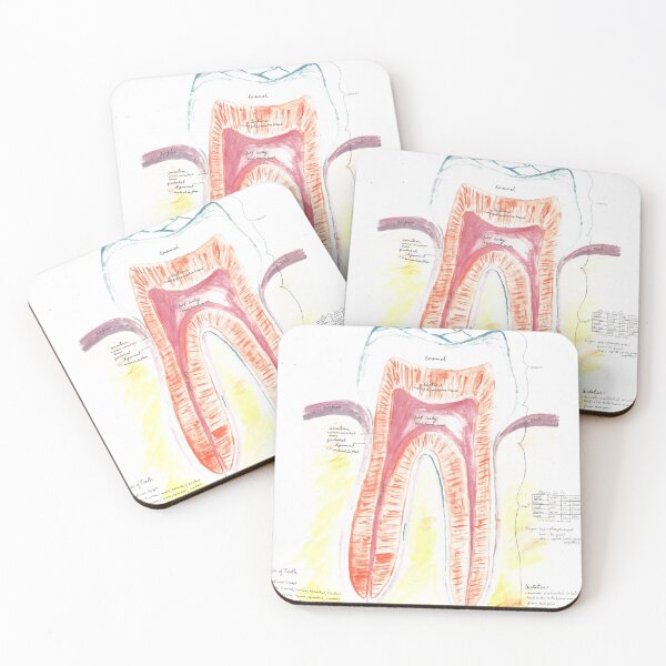 Item preview, Watercolor A&P of the Teeth  designed and sold by dr-duncan.
