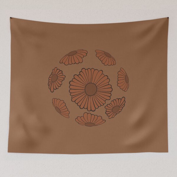 Item preview, Brown Hippie Vibes Daisy Sphere designed and sold by everything4eva.