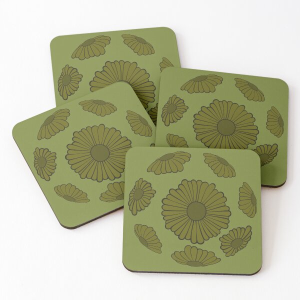 Item preview, Olive Green Hippie Vibes Daisy Sphere designed and sold by everything4eva.