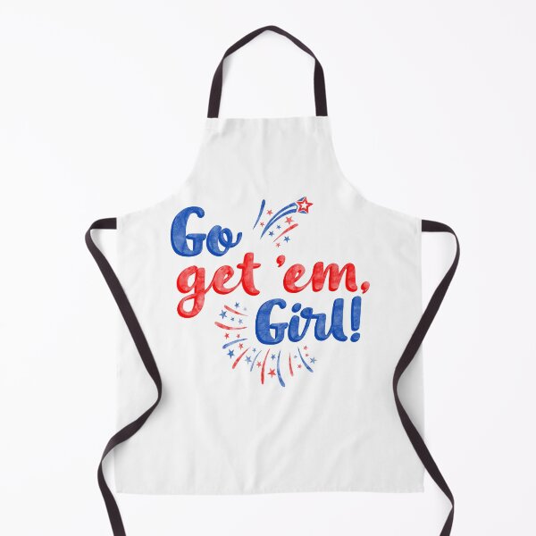 Item preview, Go get 'em, girl! red white and blue fireworks designed and sold by JoyfulJen.