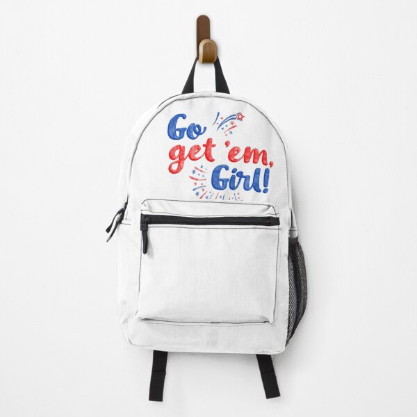 Item preview, Go get 'em, girl! red white and blue fireworks designed and sold by JoyfulJen.