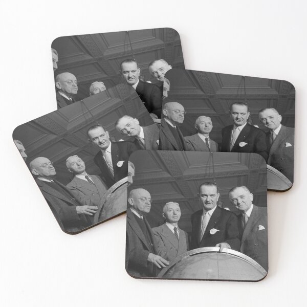 Item preview, Admiral Hyman Rickover with LBJ and other Senators - 1958 designed and sold by warishellstore.