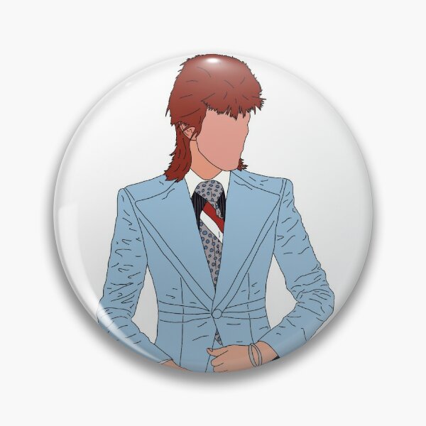 David Bowie Ziggy Stardust & the Spiders from Mars Enamel Pin