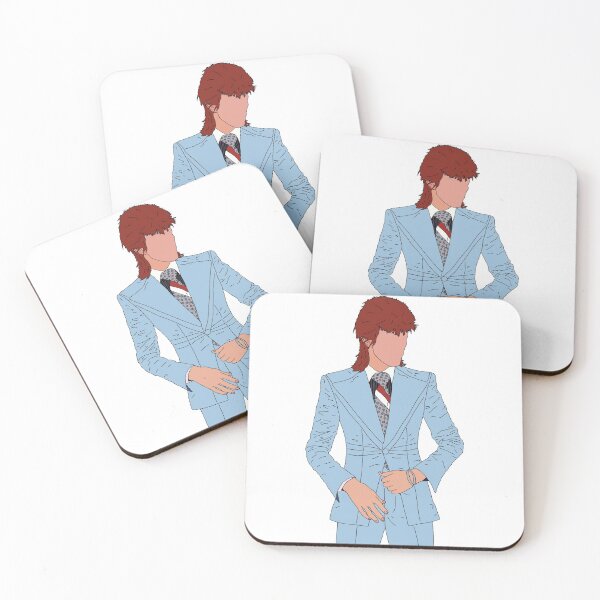Bowie Dessous de verre (lot de 4)