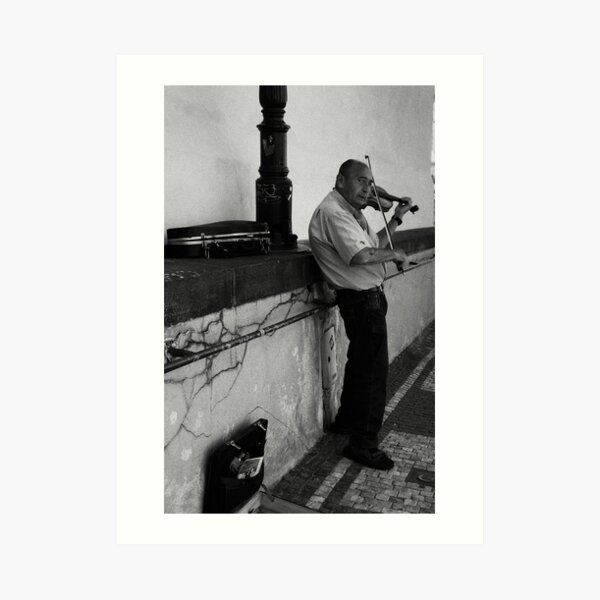 Street Performance Art Print