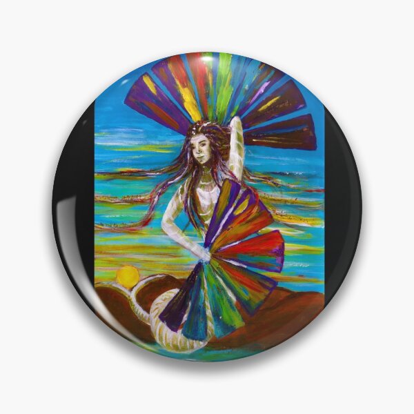 Item preview, Rainbow goddess- nature - people - fun (ED01) designed and sold by Elisabeth Dubois.