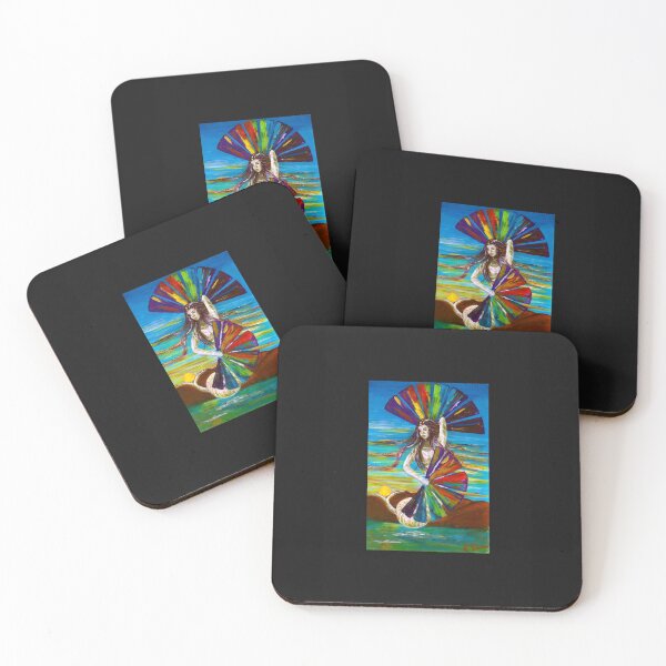 Item preview, Rainbow goddess- nature - people - fun (ED01) designed and sold by Elisabeth Dubois.