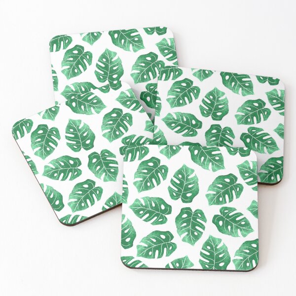 Item preview, Monstera Leaf Print designed and sold by kaimanaartist.