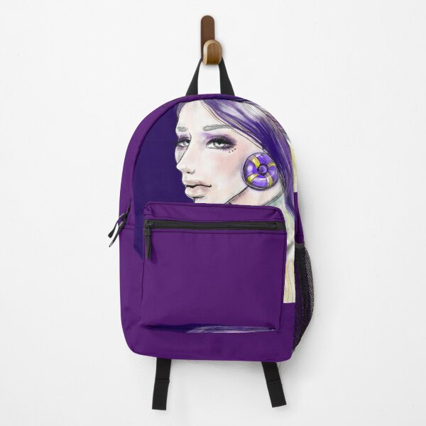 Item preview, Purple fashion illustration designed and sold by La Loca.