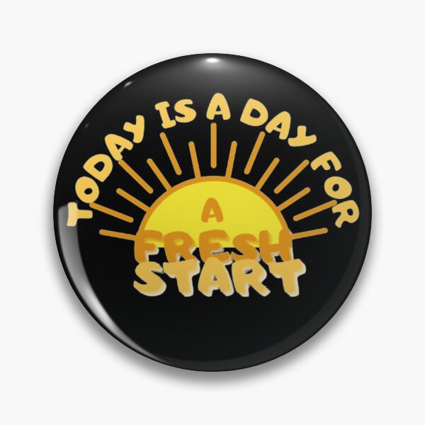 Item preview, Today is a day for a fresh start positive inspirational quote designed and sold by ChezNoz.