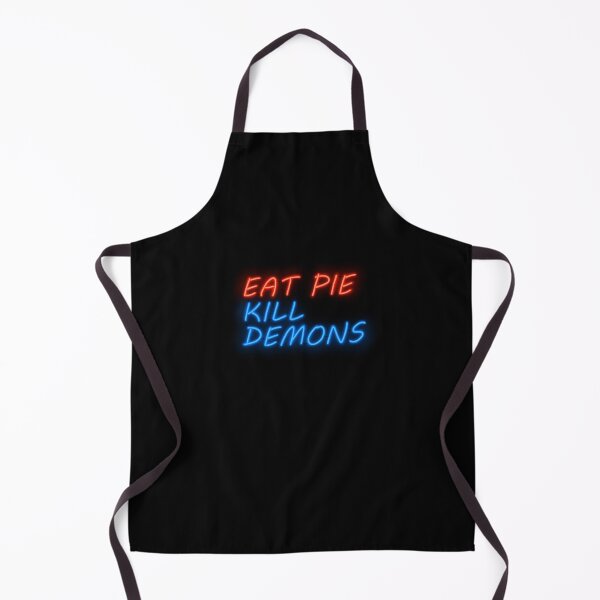Item preview, Eat Pie Kill Demons in Black designed and sold by tinyteacups.