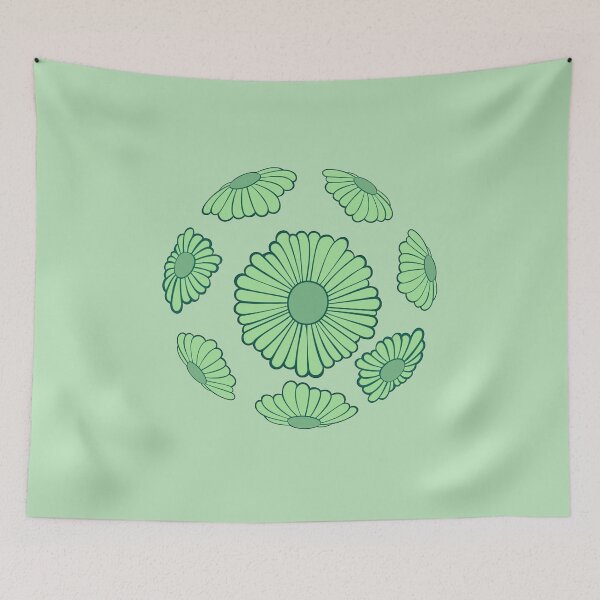 Item preview, Mint Green Hippie Vibes Daisy Sphere designed and sold by everything4eva.