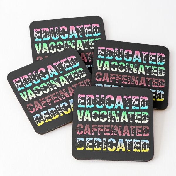 Item preview, Educated Vaccinated Caffeinated Dedicated designed and sold by Magic-Offers.