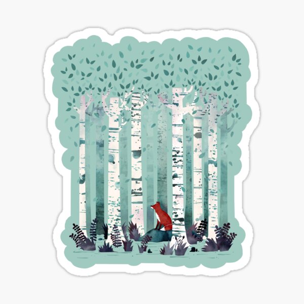 The Birches Sticker