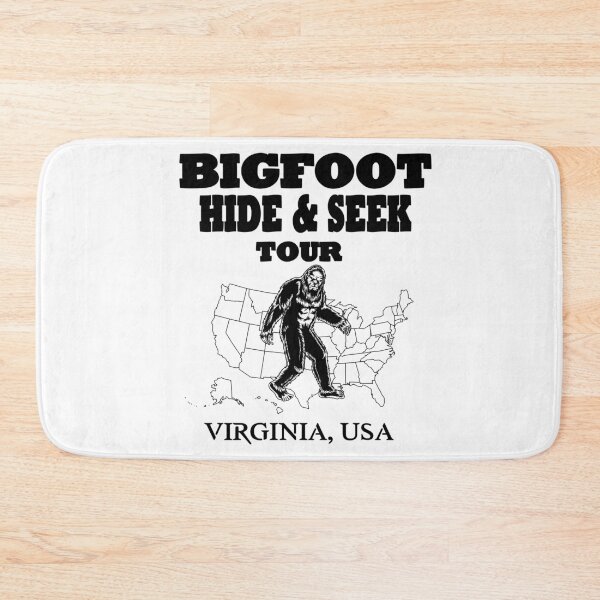 Item preview, Bigfoot Hide & Seek VIRGINIA USA concert tee- funny gift designed and sold by BRtisticDesigns.