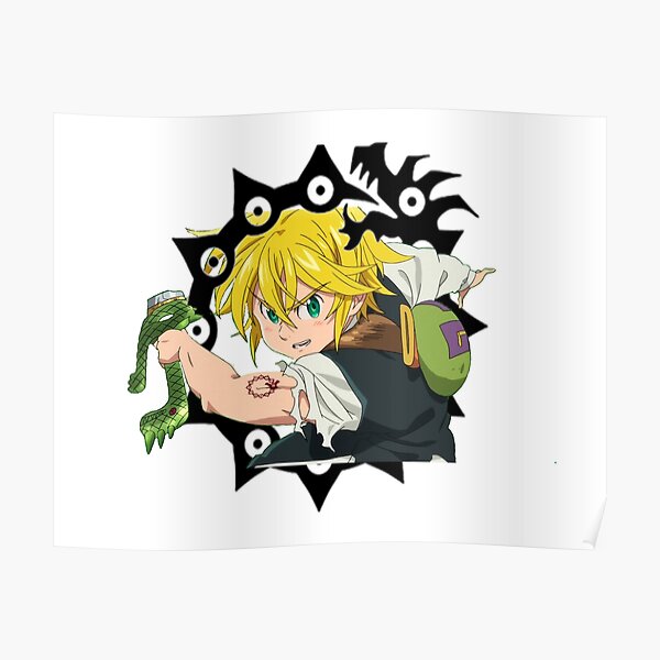Nanatsu No Taizai Meliodas Póster