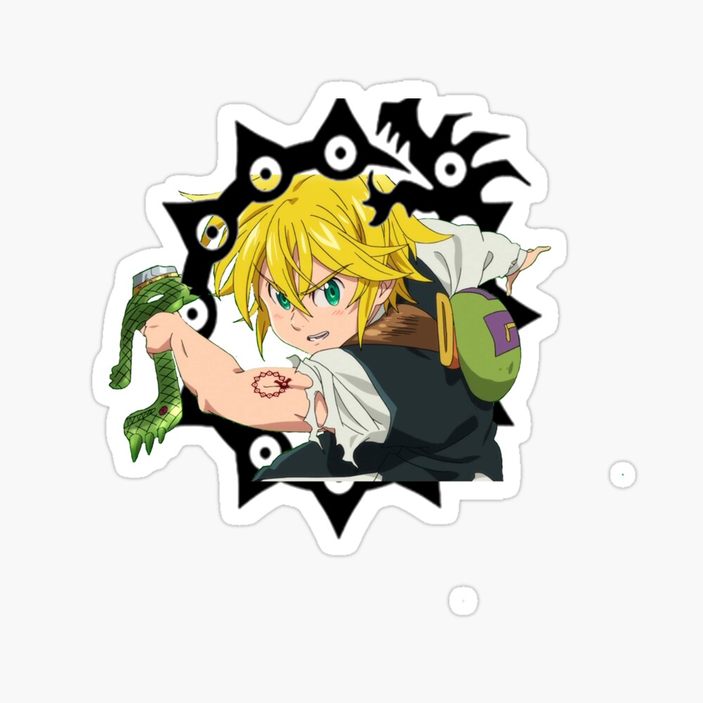 Nanatsu No Taizai Anime Meliodas Ban and King Magnet by NezuSenpai