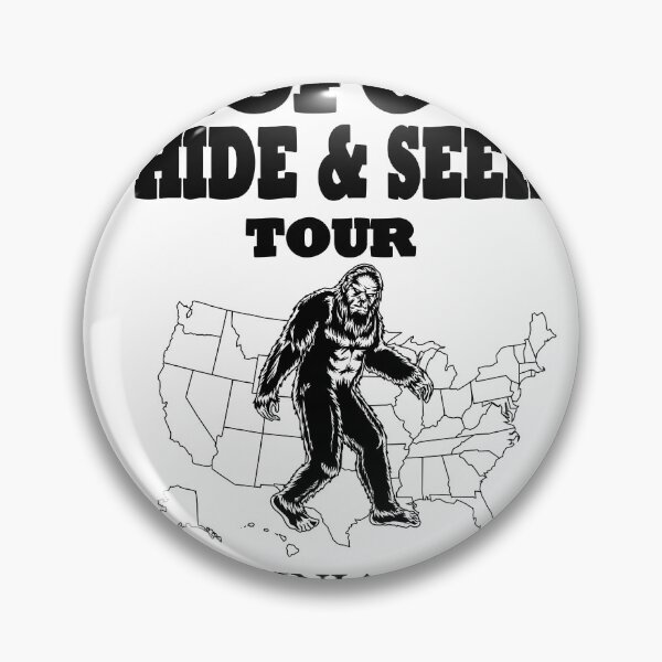 Item preview, Bigfoot Hide & Seek VIRGINIA USA concert tee- funny gift designed and sold by BRtisticDesigns.