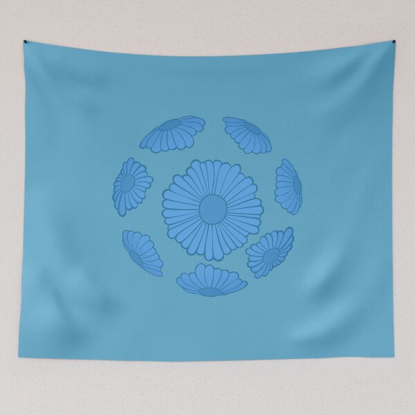 Item preview, Blue Hippie Vibes Daisy Sphere 2 designed and sold by everything4eva.