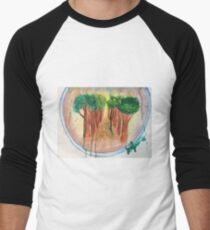 Broccoli tree Men's Baseball ¾ T-Shirt