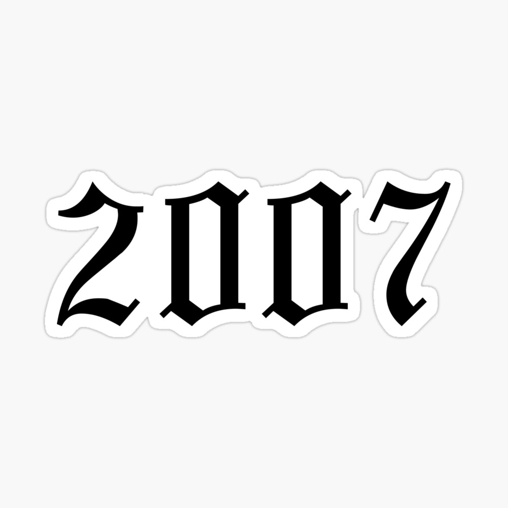 Birth Year: 2007 Pin for Sale by MonarchMerch | Redbubble