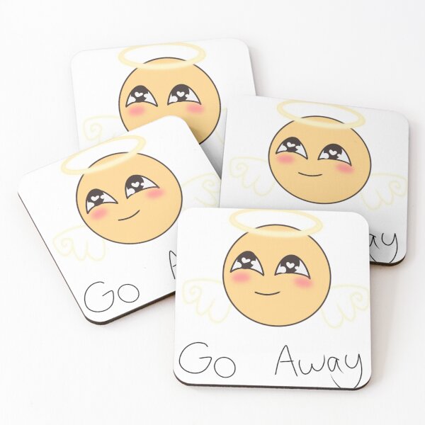 Item preview, ‘Go away’ personally customized emoji designed and sold by Gremlin ? Blank.