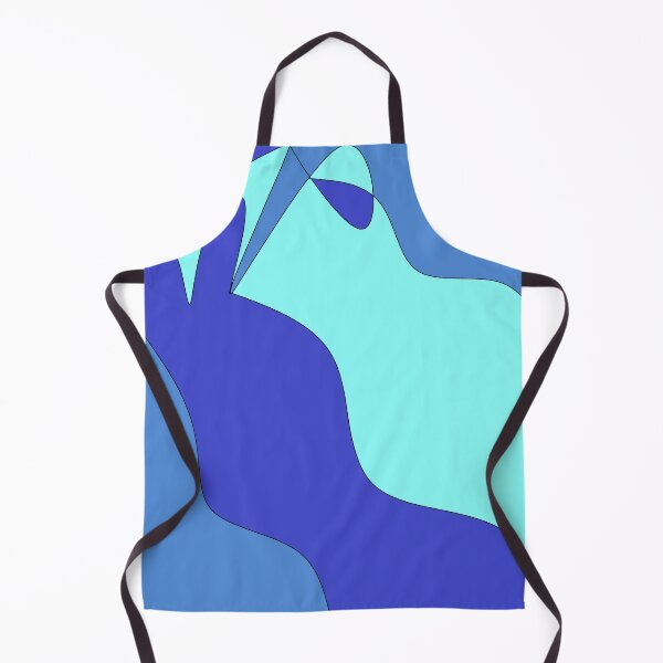Item preview, Abstract Curved Lines In Blues designed and sold by DesignsByMuriel.