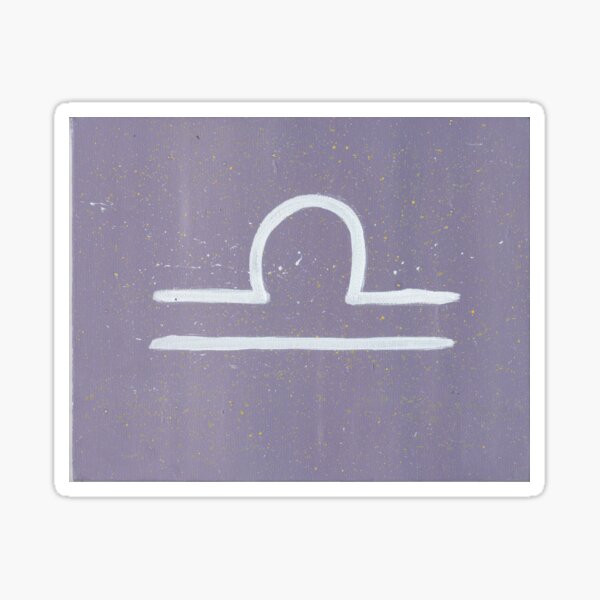 Libra Symbol Sticker