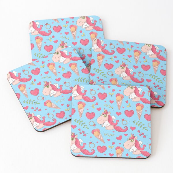 Item preview, Cute Unicorn Pattern designed and sold by HolidayT-Shirts.