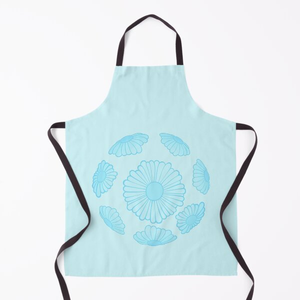 Item preview, Pastel Sky Blue Hippie Vibes Daisy Sphere designed and sold by everything4eva.