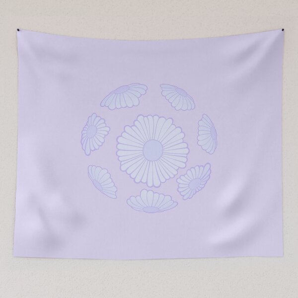 Item preview, Pastel Violet Hippie Vibes Daisy Sphere designed and sold by everything4eva.