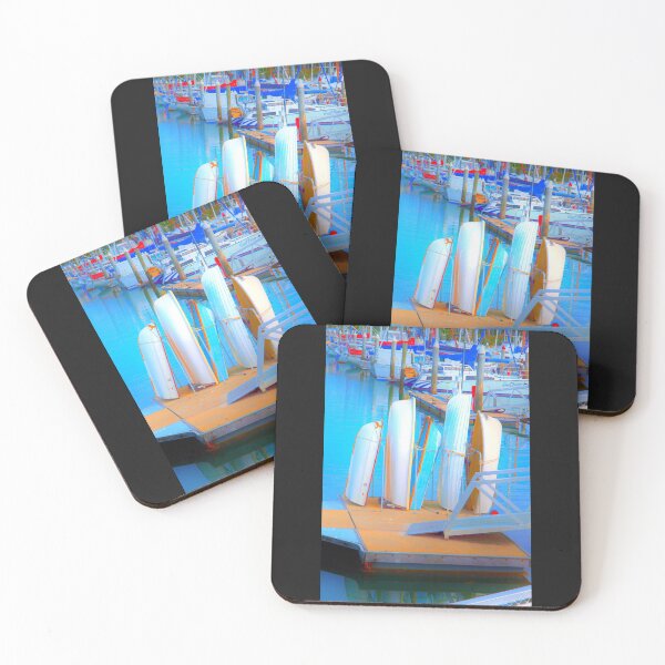Item preview, Boats in Surrealism - nature - waterscape  (ED01) designed and sold by Elisabeth Dubois.