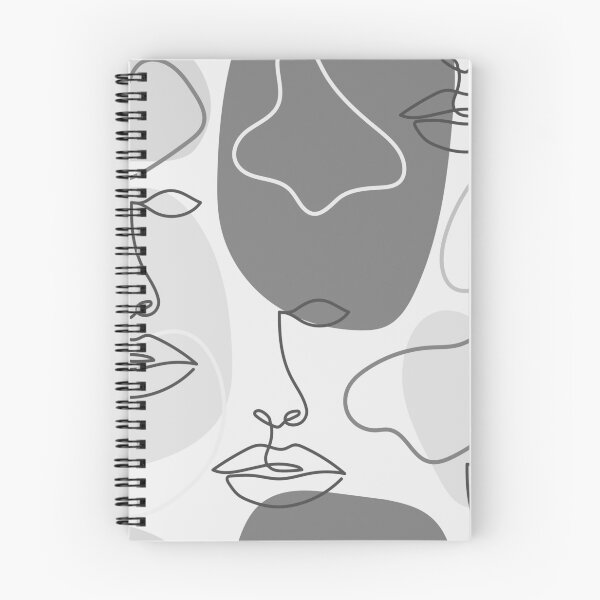 Item preview, Black And white one line Face, Women Face One Line Art designed and sold by Dr.YesOrNo.