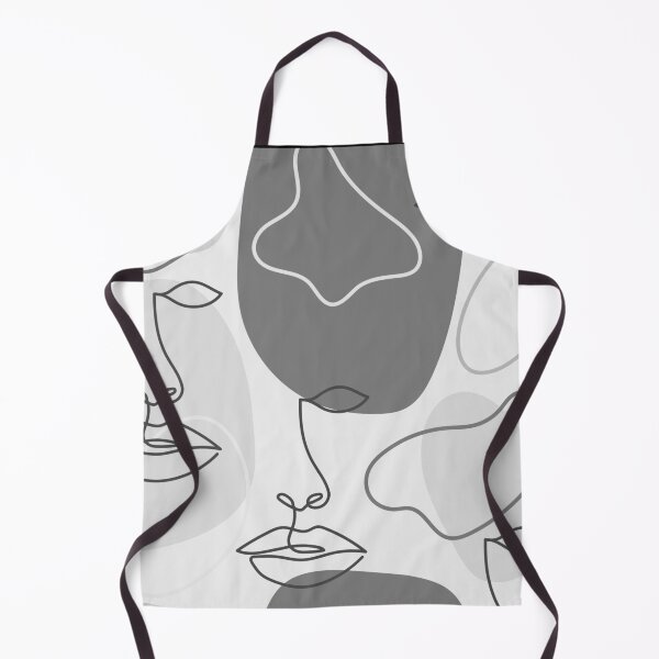 Item preview, Black And white one line Face, Women Face One Line Art designed and sold by Dr.YesOrNo.